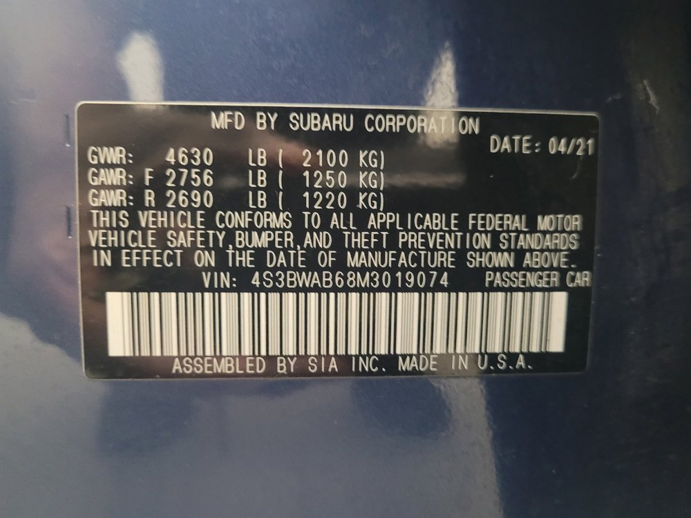 Used 2021 Subaru Legacy w/ Alloy Wheel Package image 33