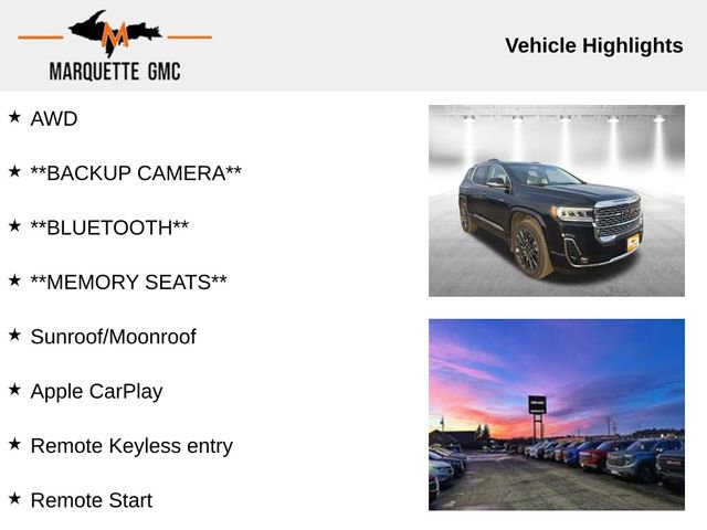 Used 2023 GMC Acadia Denali w/ Black Diamond Edition image 3