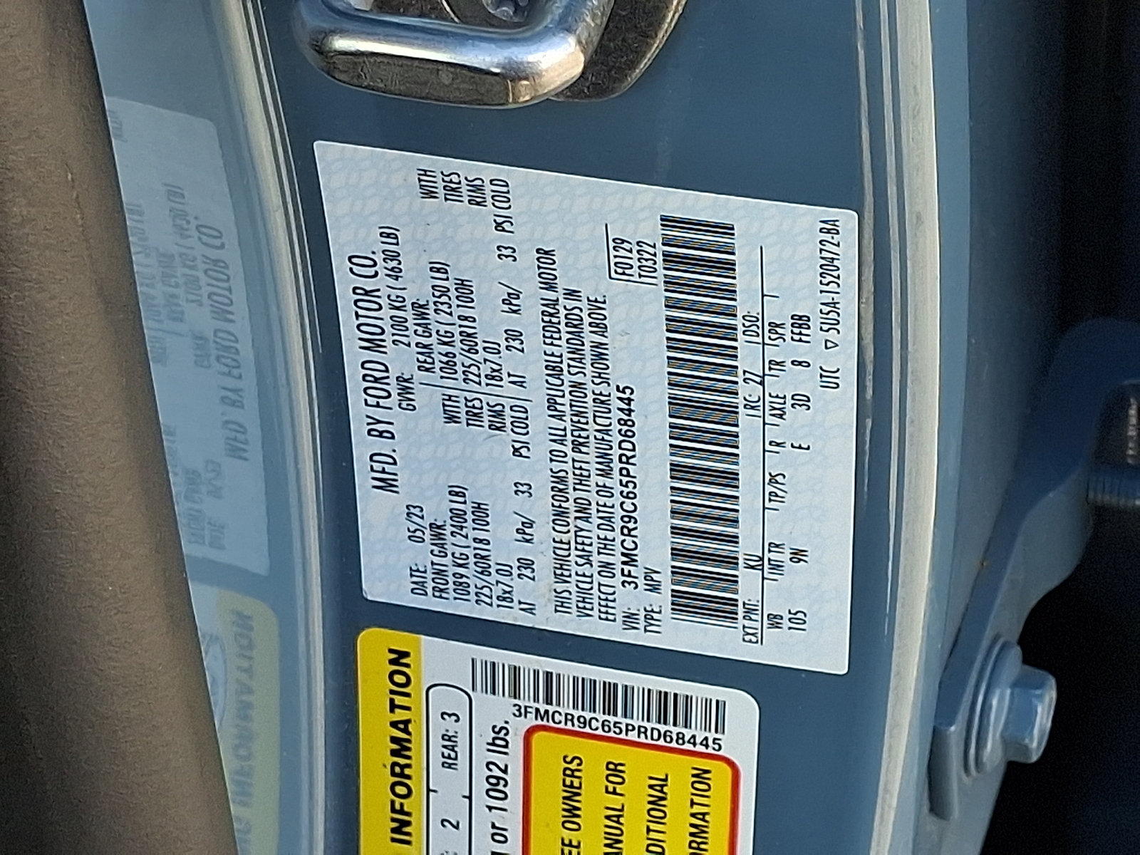 Used 2023 Ford Bronco Sport Outer Banks AWD/4WD image 29