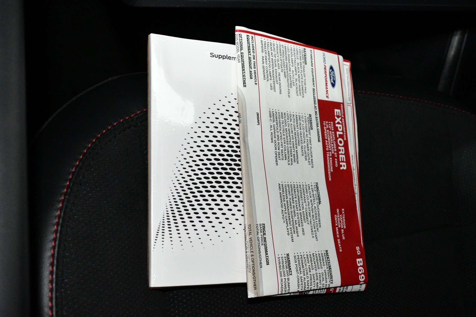 Used 2025 Ford Explorer ST w/ Sun And Sound Package image 98