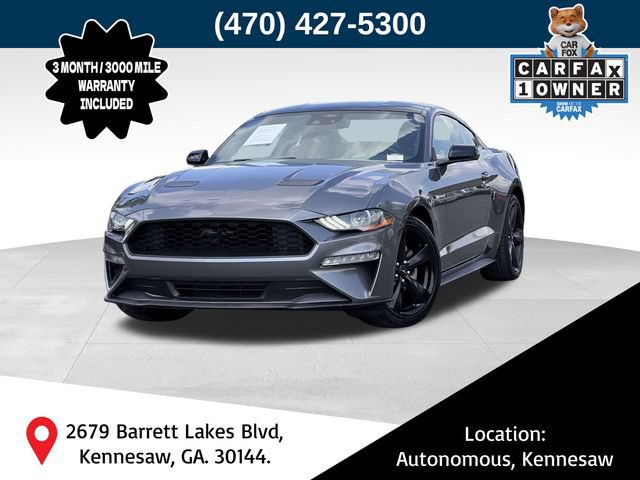 Used 2021 Ford Mustang Coupe w/ Black Accent Package RWD image 1