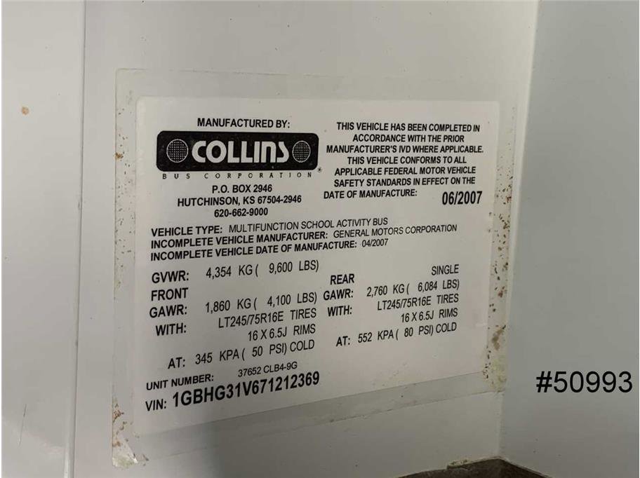 Used 2007 Chevrolet Express 3500 w/ School Bus Package image 17