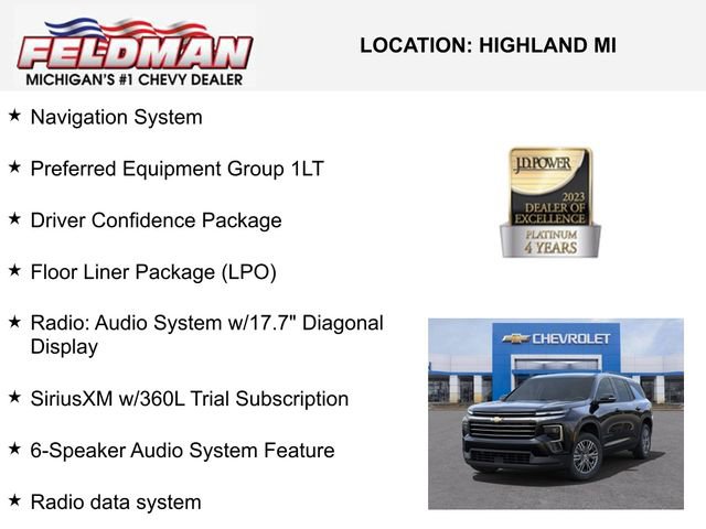 New 2025 Chevrolet Traverse LT w/ Driver Confidence Package image 3