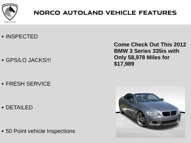 Used 2012 BMW 335is Convertible RWD image 7