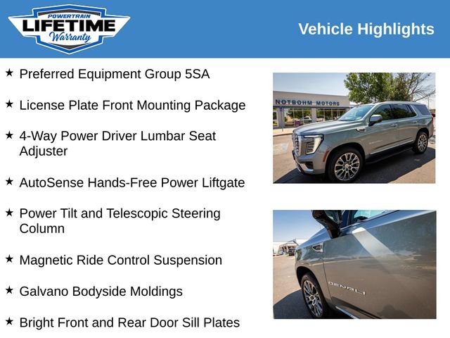 Used 2025 GMC Yukon Denali AWD/4WD image 2