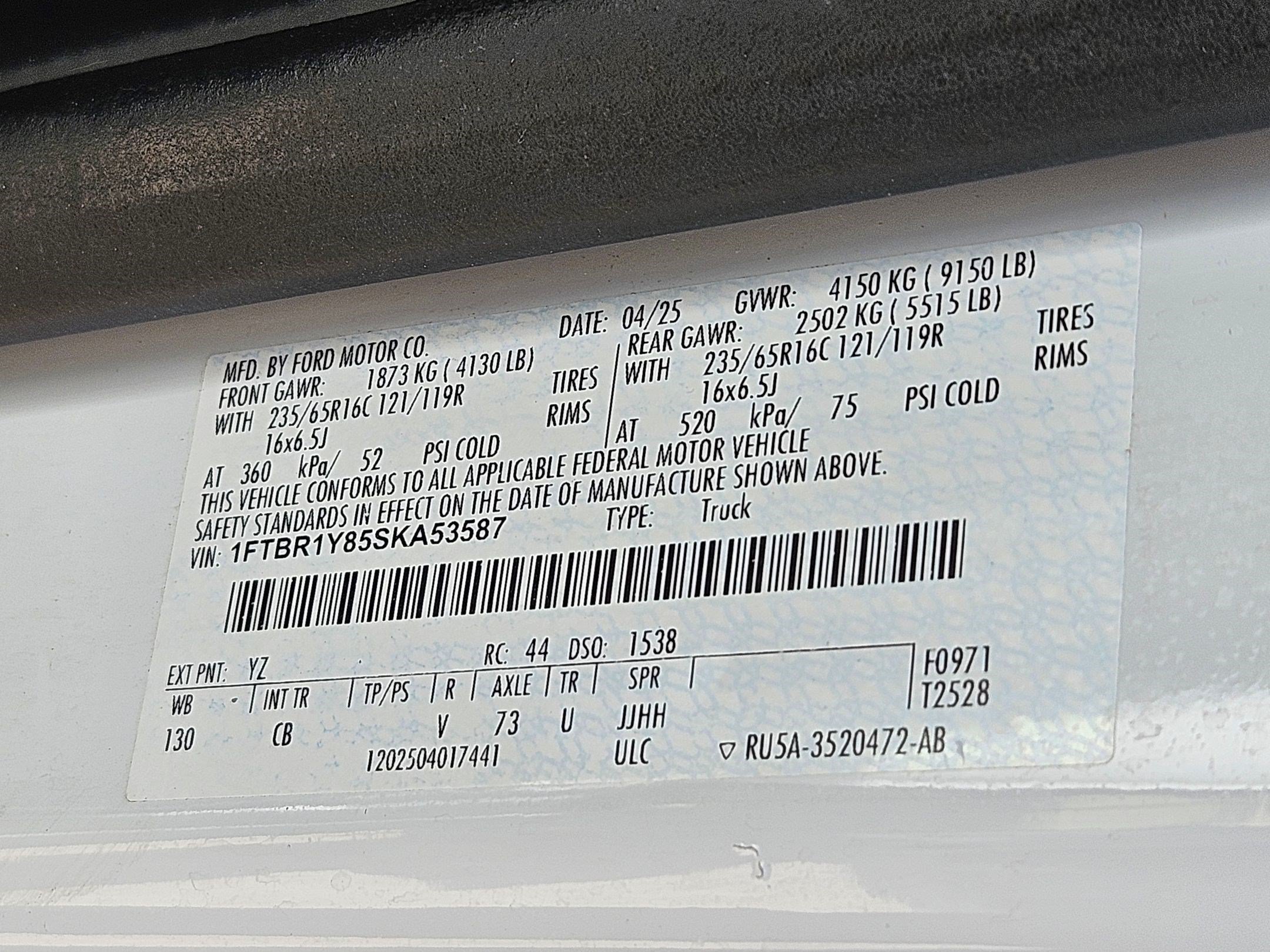 Used 2025 Ford Transit 250 Low Roof w/ Exterior Upgrade Package RWD image 32