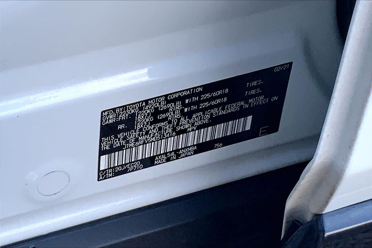 Used 2021 Toyota RAV4 XSE AWD/4WD image 37