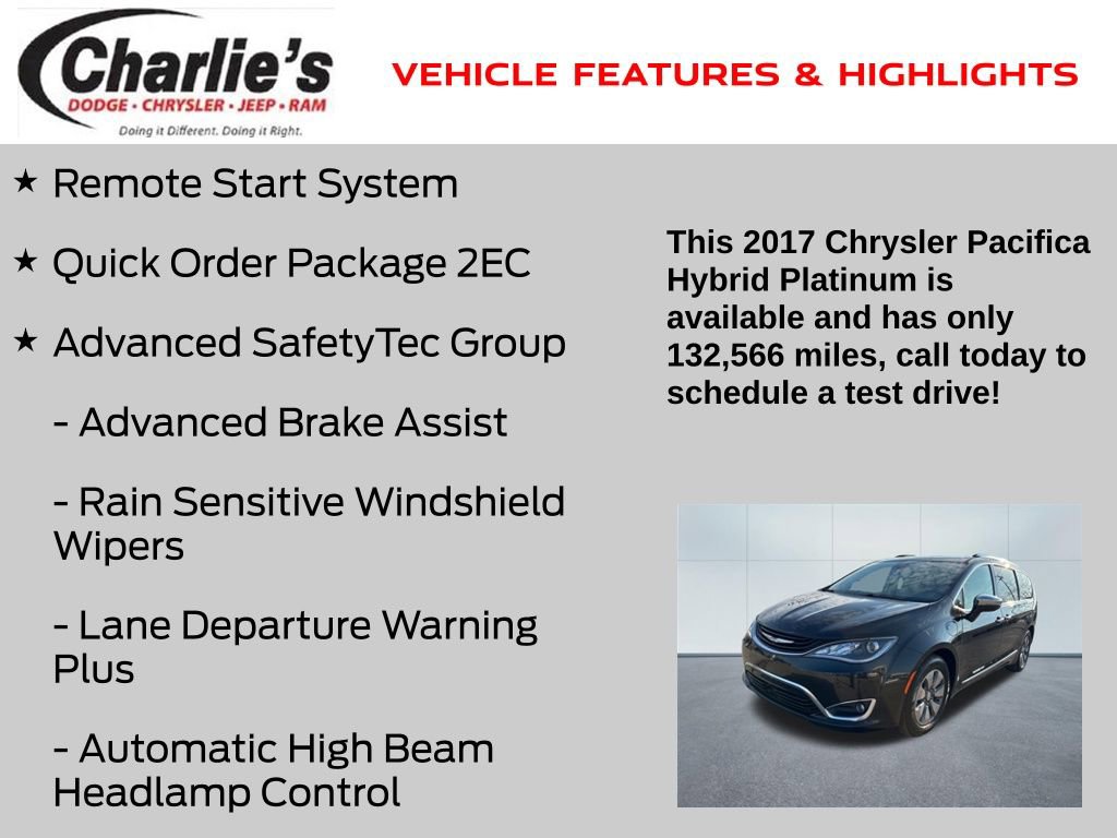 Used 2017 Chrysler Pacifica Platinum image 4