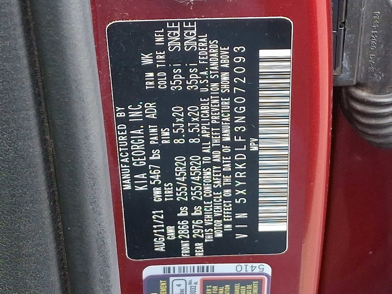 Used 2022 Kia Sorento SX image 27