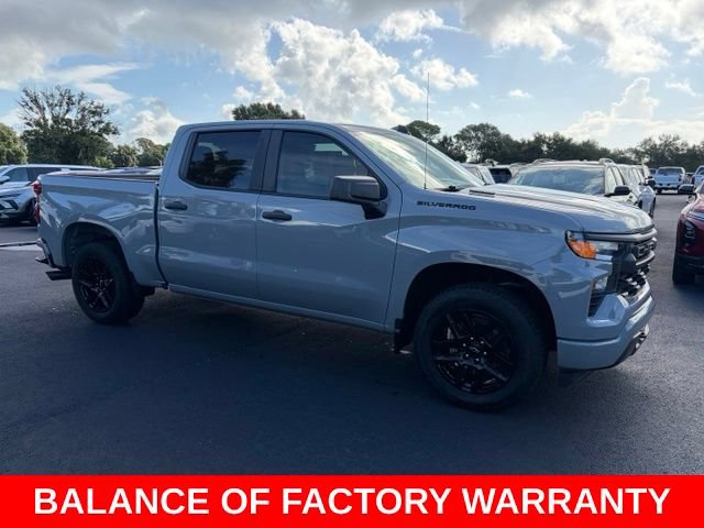 Certified 2025 Chevrolet Silverado 1500 Custom w/ Turbomax Blackout Package