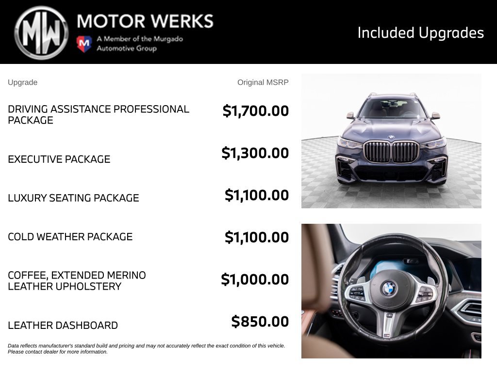 Used 2021 BMW X7 M50i AWD/4WD image 4