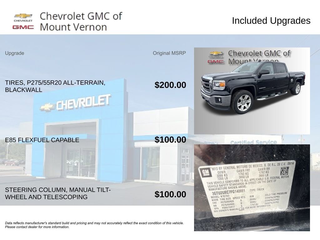 Used 2015 GMC Sierra 1500 SLE w/ SLE Value Package image 14