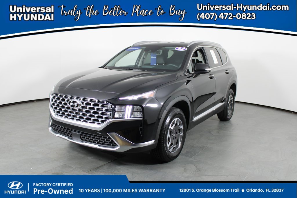Certified 2022 Hyundai Santa Fe Blue