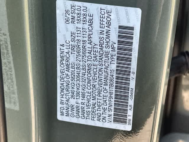 Certified 2026 Honda Passport TrailSport Elite image 8