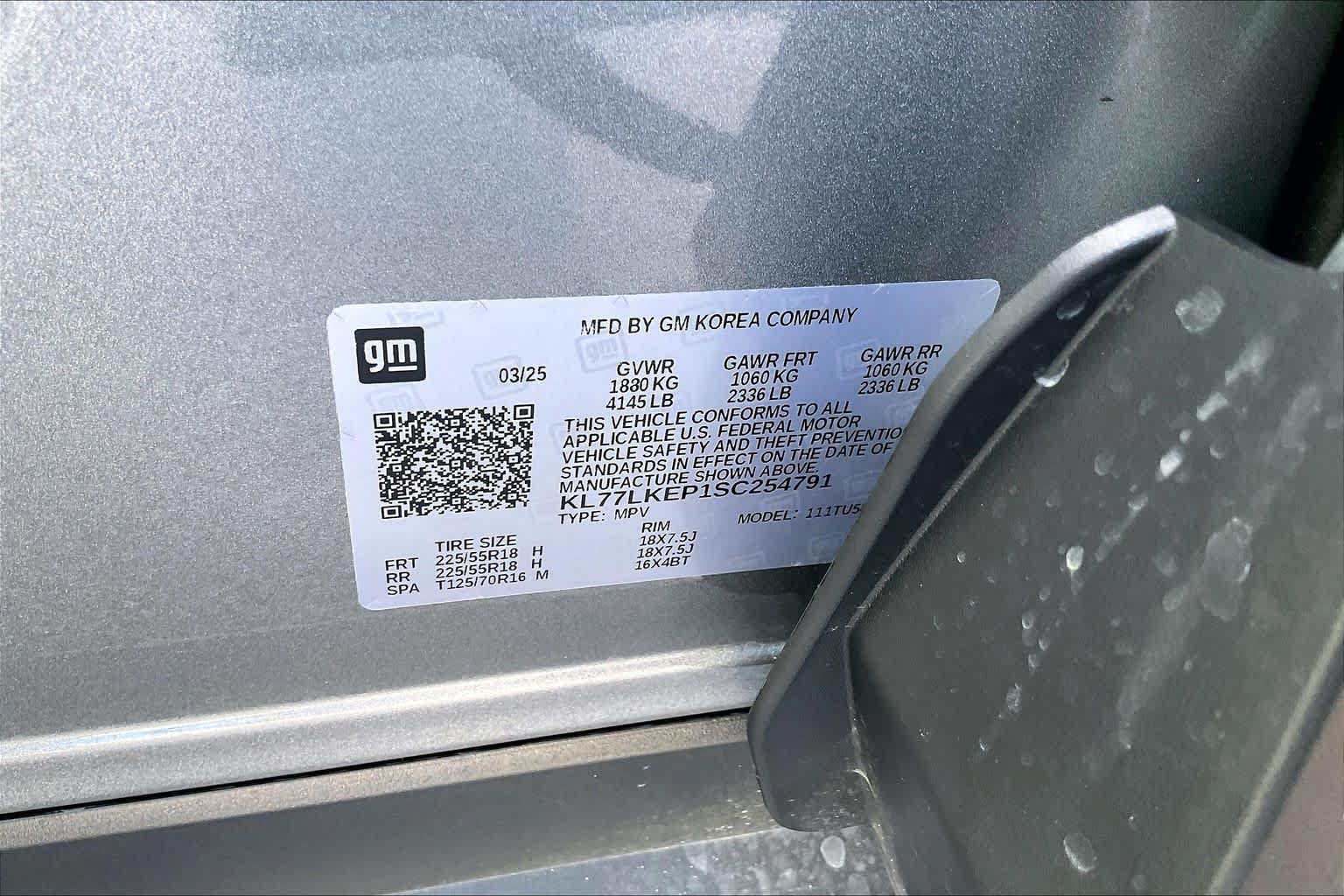 Certified 2025 Chevrolet Trax ACTIV w/ Driver Confidence Package FWD image 30
