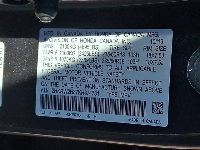 Used 2019 Honda CR-V EX-L image 29