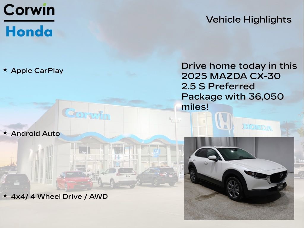Used 2025 MAZDA CX-30 AWD 2.5 S w/ Preferred Package image 6