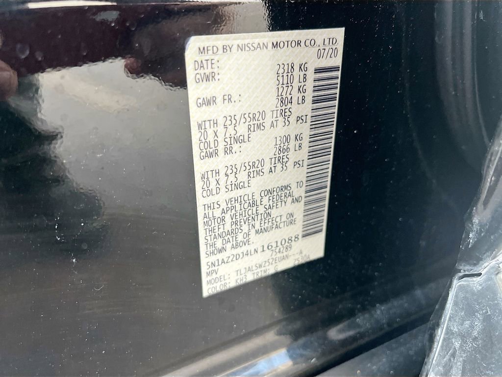 Used 2020 Nissan Murano Platinum w/ Cargo Package FWD image 33