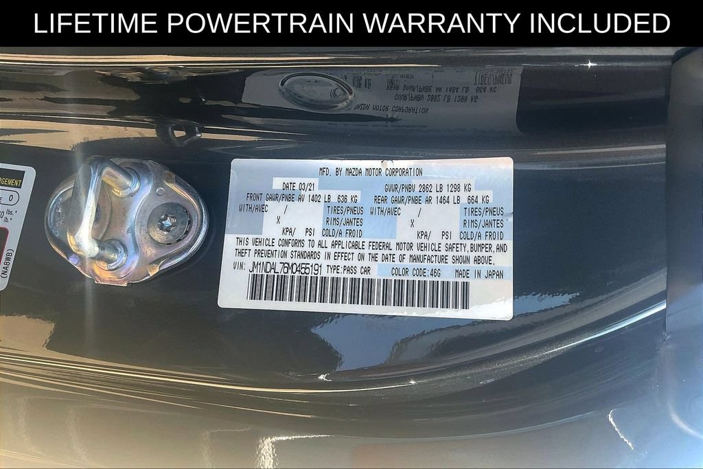 Used 2021 MAZDA MX-5 Miata RF Club RWD image 26