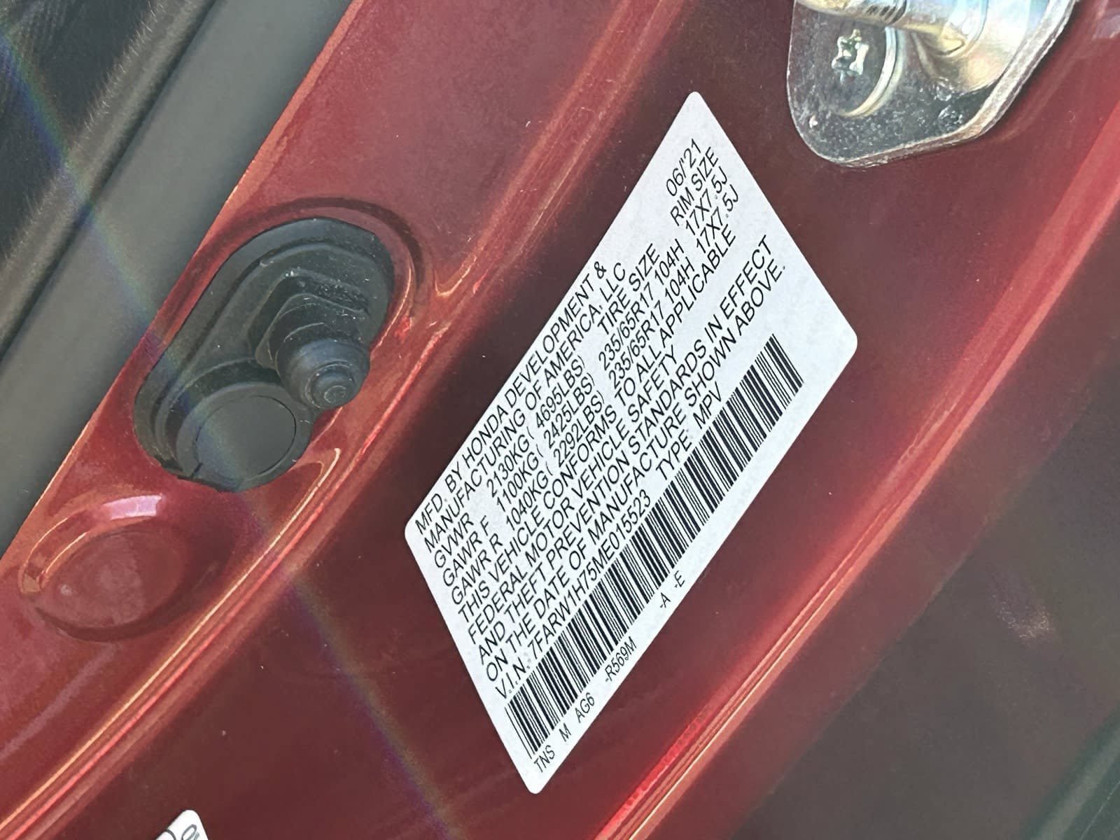 Certified 2021 Honda CR-V Special Edition image 35