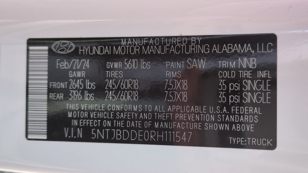 Used 2024 Hyundai Santa Cruz SEL AWD/4WD image 23
