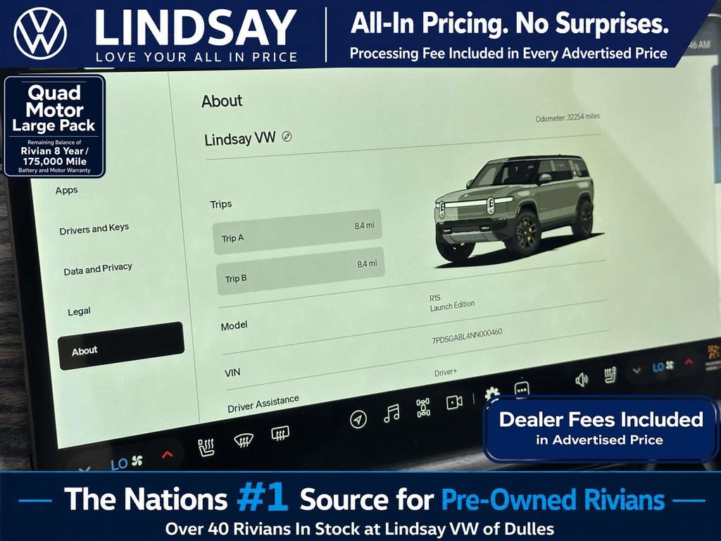 Used 2022 Rivian R1S Launch Edition AWD/4WD image 24