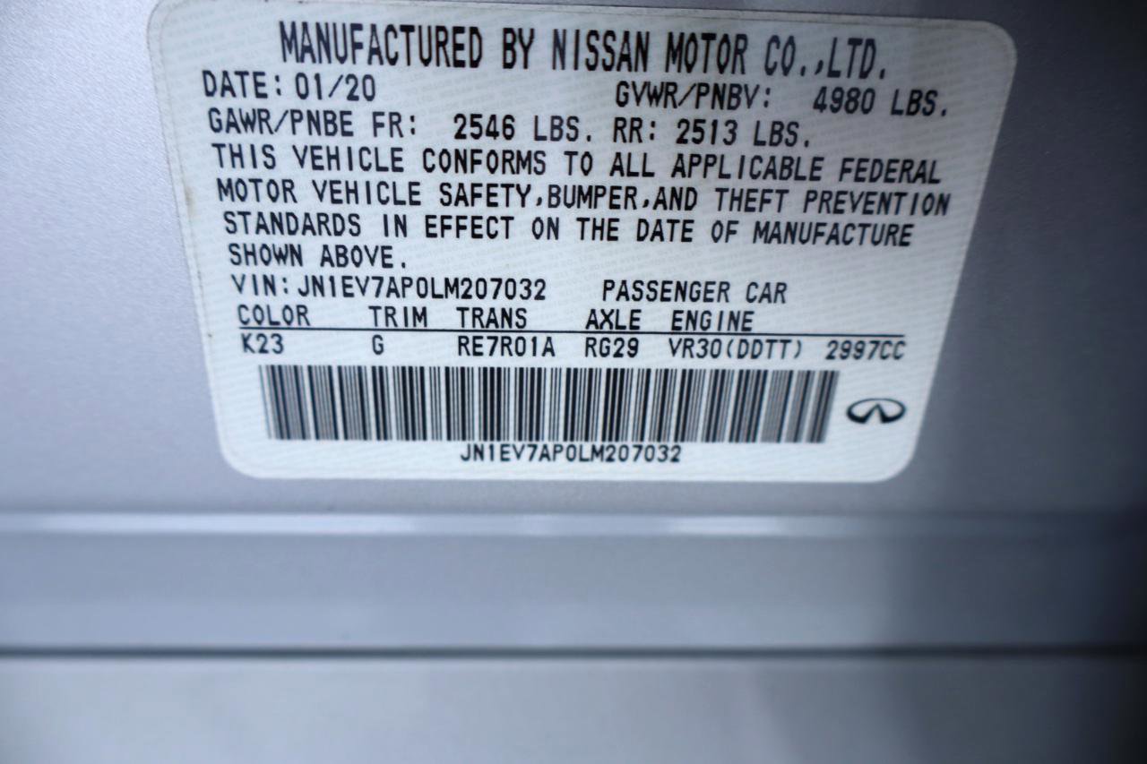 Used 2020 INFINITI Q50 Luxe RWD image 44