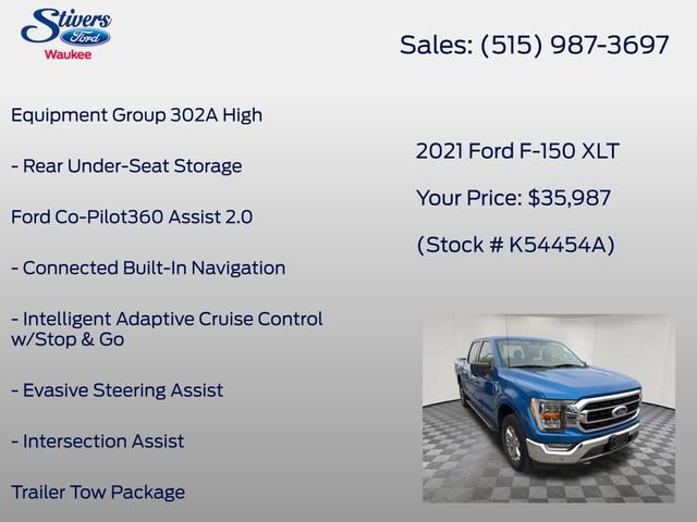 Used 2021 Ford F150 XLT w/ Equipment Group 302A High image 21