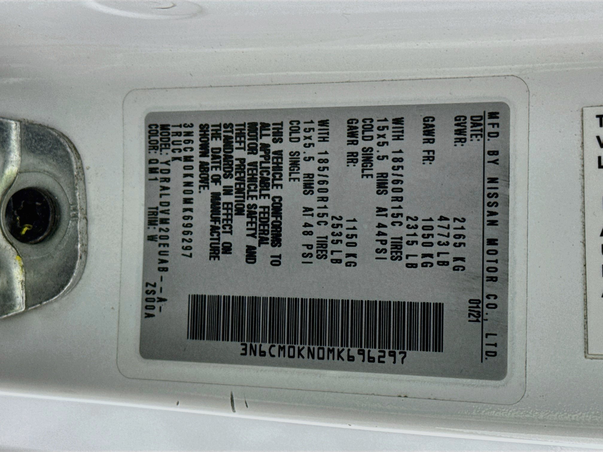 Used 2021 Nissan NV200 S FWD image 33