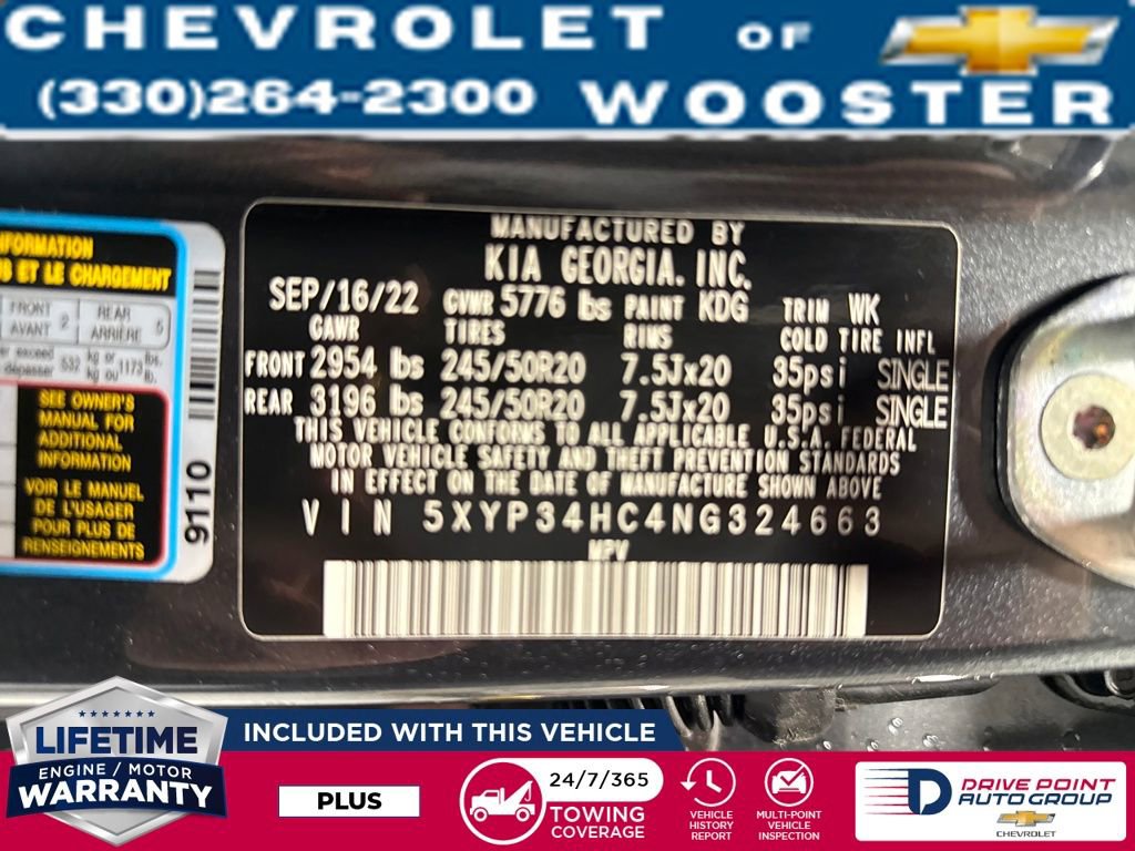 Used 2022 Kia Telluride EX w/ EX Premium Package image 38