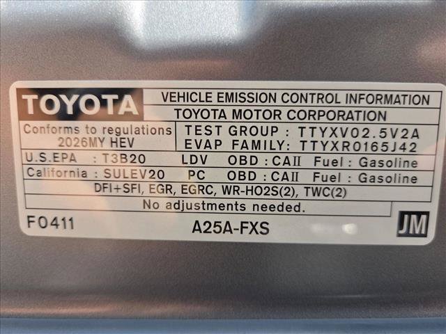 Certified 2026 Toyota Camry XSE FWD image 21