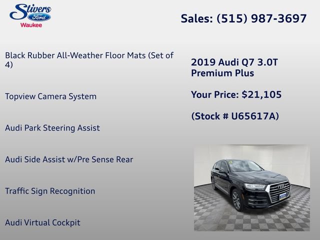 Used 2019 Audi Q7 3.0T Premium Plus w/ Premium Plus Package AWD/4WD image 9