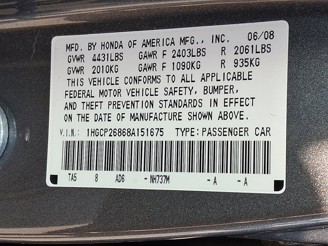 Used 2008 Honda Accord EX-L image 27