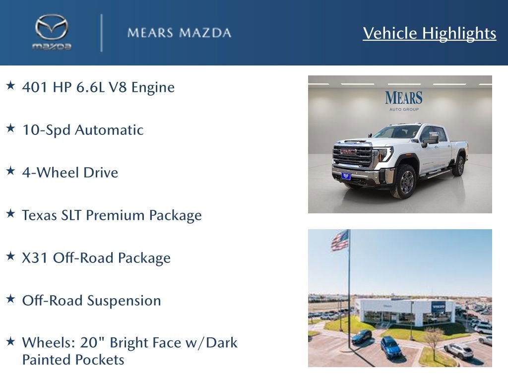 Used 2025 GMC Sierra 2500 SLT w/ Texas SLT Premium Package image 2