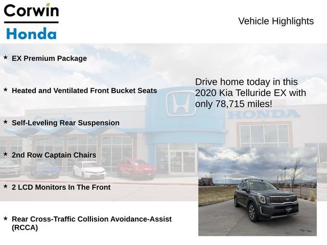 Used 2020 Kia Telluride EX w/ EX Premium Package FWD image 7