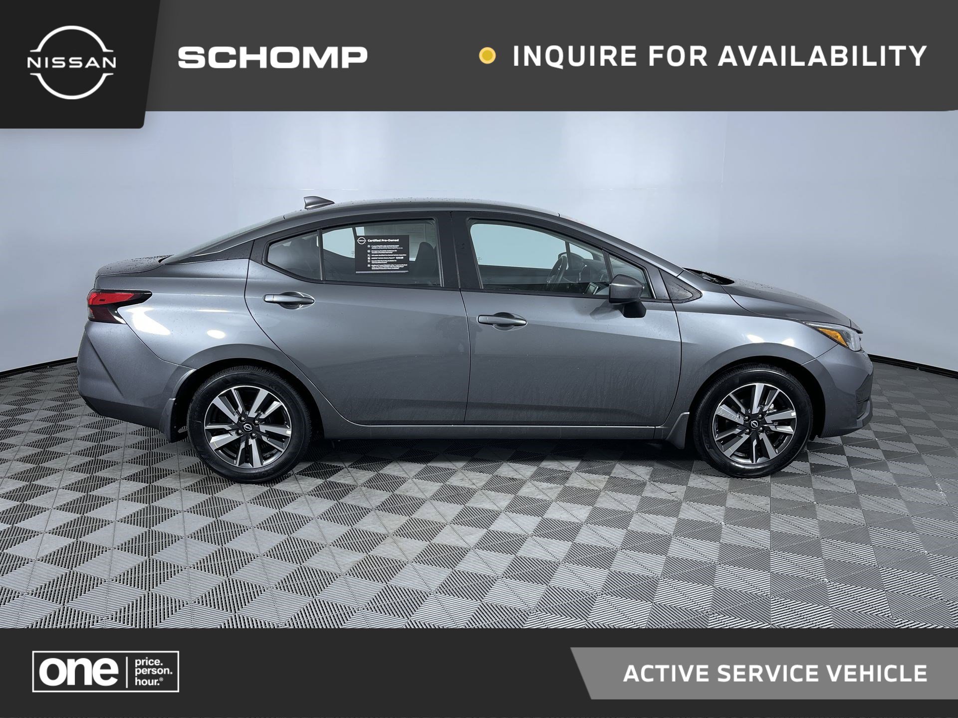 Certified 2025 Nissan Versa SV w/ Trunk Package