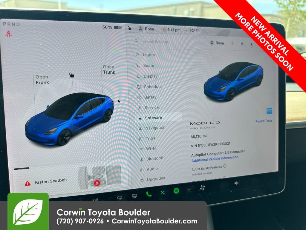 Used 2019 Tesla Model 3 Mid Range RWD image 9