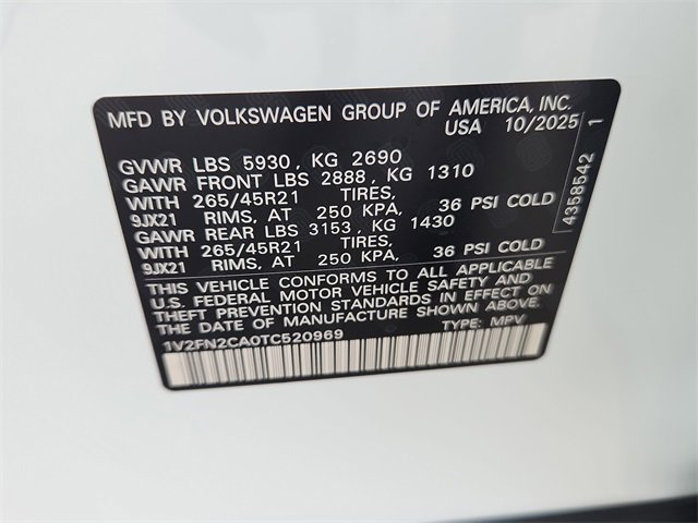 New 2026 Volkswagen Atlas SEL Premium R-Line image 10