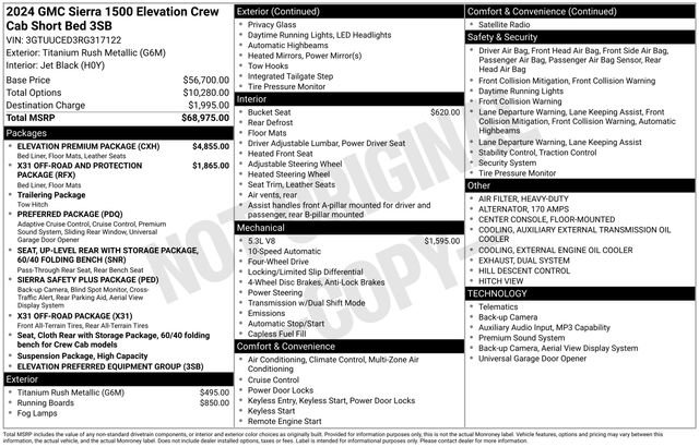 Certified 2024 GMC Sierra 1500 Elevation w/ Elevation Premium Package AWD/4WD image 45