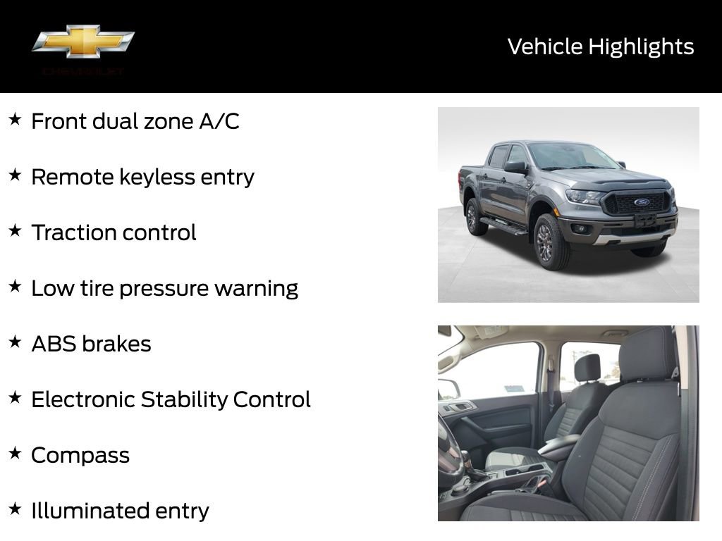 Used 2022 Ford Ranger XLT w/ Equipment Group 302A High AWD/4WD image 18