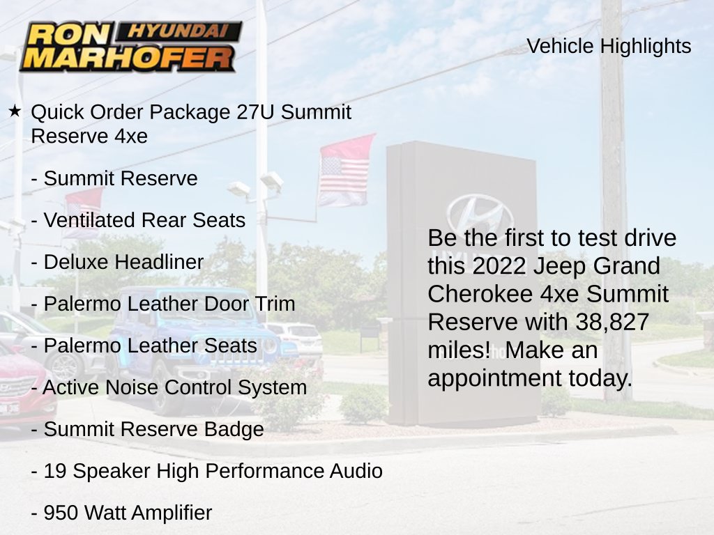 Used 2022 Jeep Grand Cherokee Summit AWD/4WD image 2