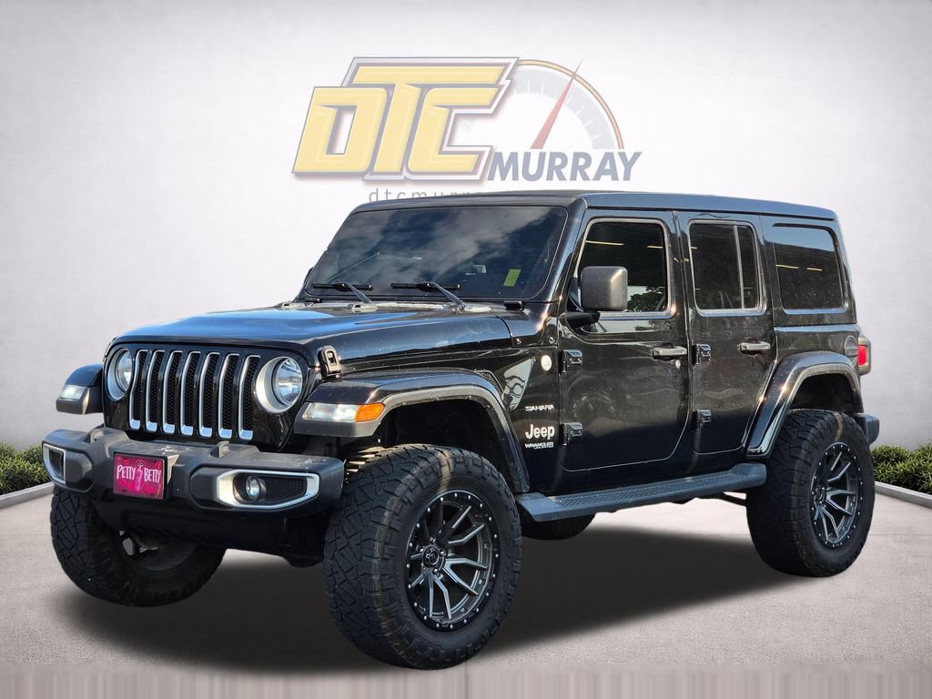 Used 2019 Jeep Wrangler Unlimited Sahara w/ Uconnect 4C Nav & Sound Group AWD/4WD image 2