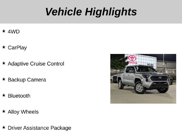 Used 2024 Toyota Tacoma SR5 AWD/4WD image 5