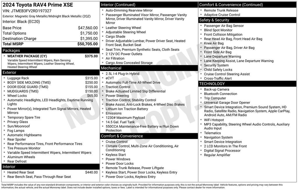 Used 2024 Toyota RAV4 XSE w/ Weather Package AWD/4WD image 35