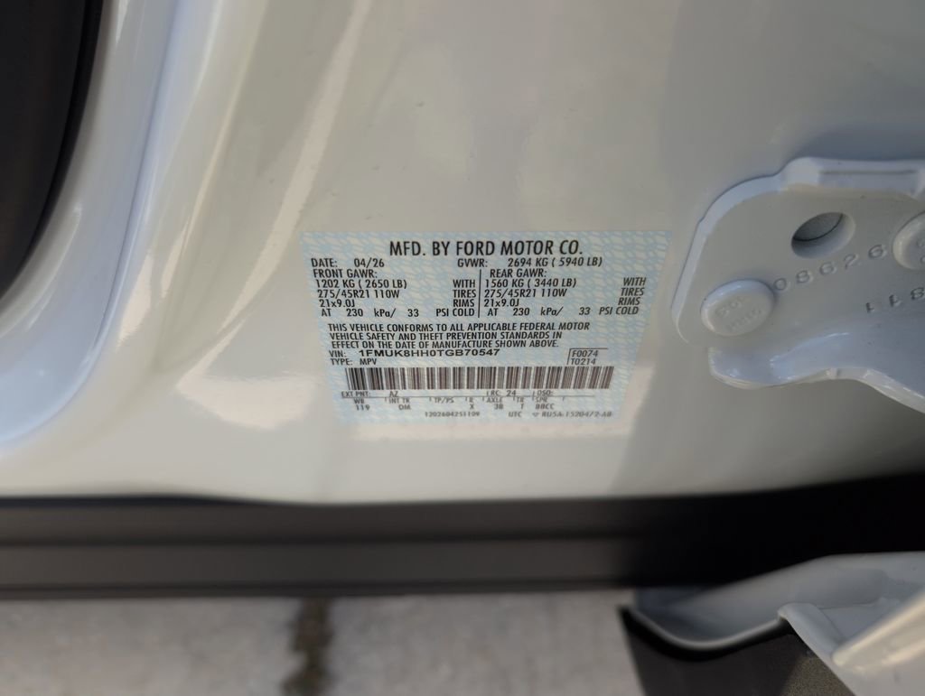 New 2026 Ford Explorer Platinum AWD/4WD image 38