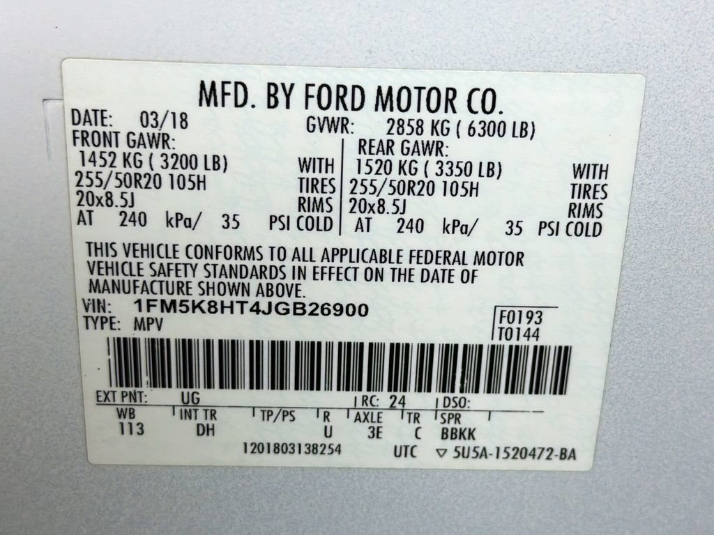 Used 2018 Ford Explorer Platinum AWD/4WD image 34