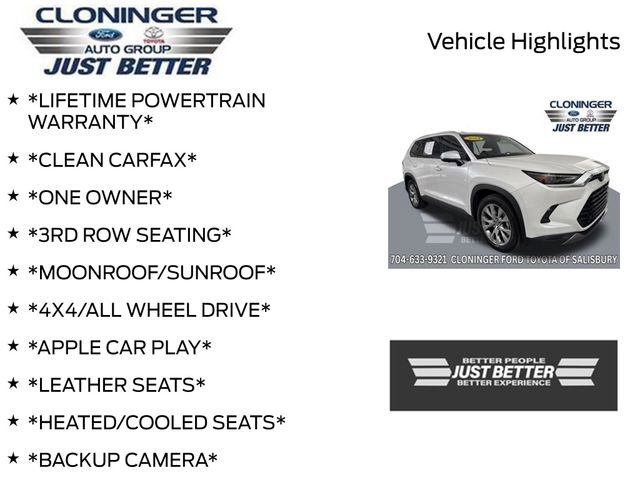 Used 2024 Toyota Grand Highlander Limited AWD/4WD image 3