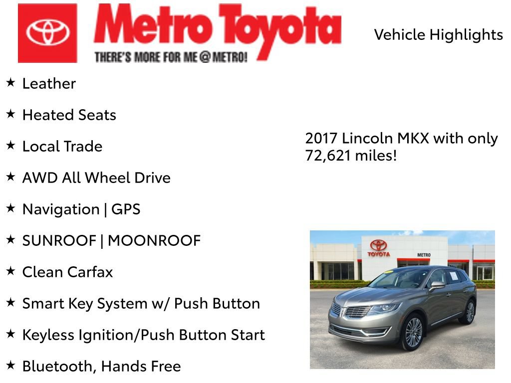 Used 2017 Lincoln MKX Reserve w/ Lincoln MKX Climate Package AWD/4WD image 8