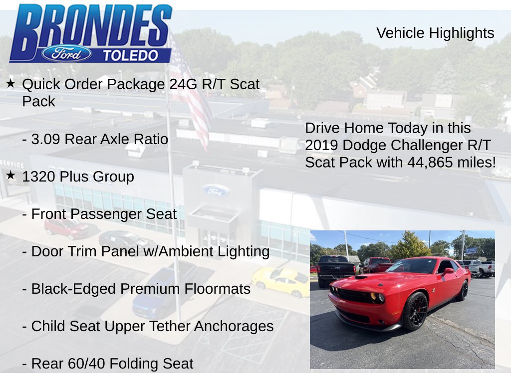 Used 2019 Dodge Challenger R/T Scat Pack w/ 1320 Drag Pack RWD image 5