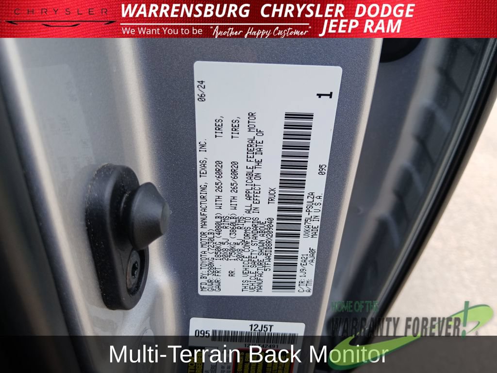 Used 2024 Toyota Tundra Limited w/ TRD Off-Road Package AWD/4WD image 13